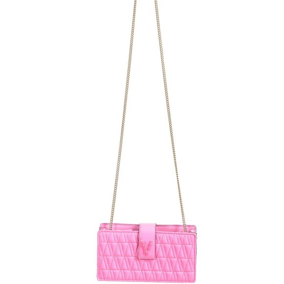 Versace Handbags - Versace Women's Leather Virtus Quilted Mini Bag